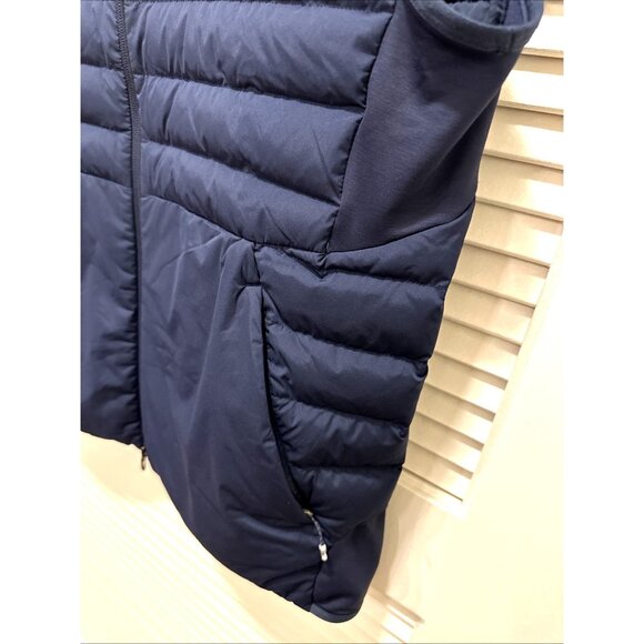 Lululemon Men's Large Down for It All Jacket Vest Navy Blue Lightweight NEW NWOT - Picture 4 of 11